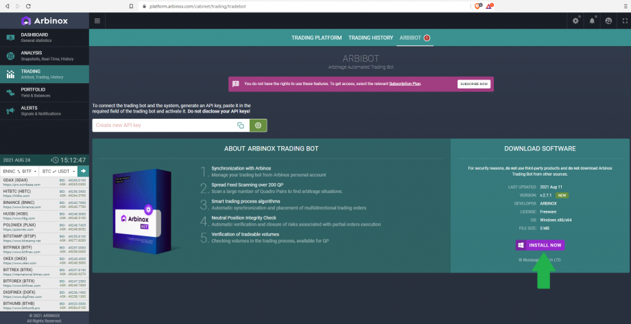 How to install Arbibot? 2